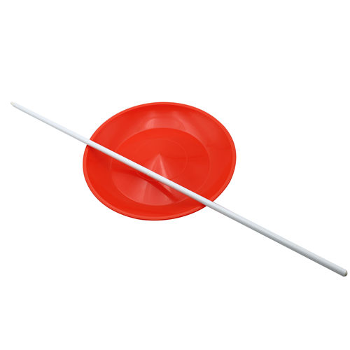 24CM杂技道具转碟转盘顶盘小丑道具杂耍表演Spinning Plate - 图1