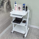 Korean all-steel mobile cart oral frame car equipment instrument car dental storage care beauty salon tool car