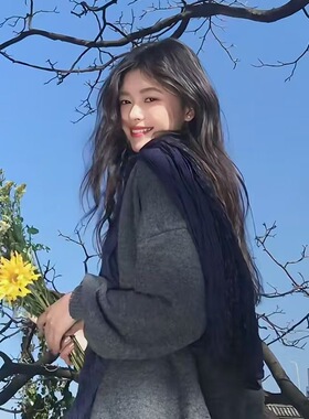 文艺复古碎花棉麻感丝巾云南大理旅游拍照氛围感穿搭围巾高级披肩
