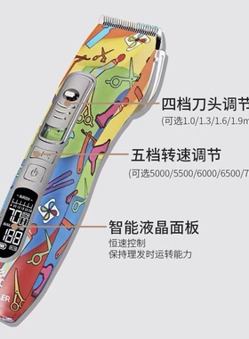 PROPELLER推动者发牌电推剪陶瓷刀头充电理发器油头推白渐变发廊