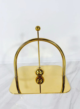 现代不锈钢纸巾座方形金属方巾底