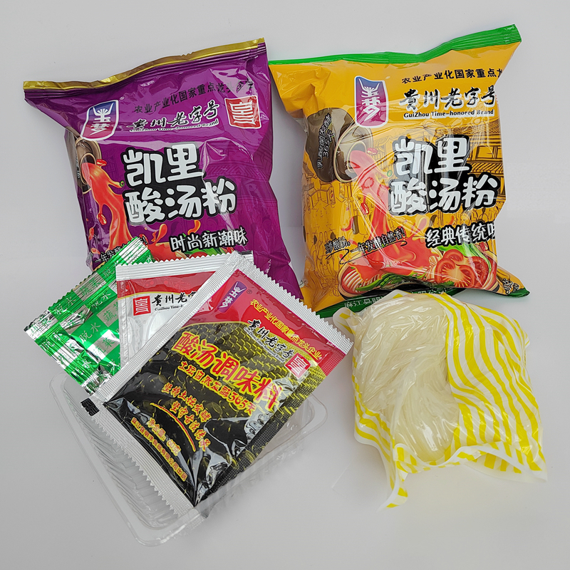 贵州特产玉梦食品酸汤袋装实惠特色凯里酸汤粉方便米粉粉丝泡煮粉 - 图1