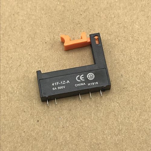 原装宏发继电器HF41F-24-ZS DC24V 60 5 12V 底座插座41F-1Z-C2-1 - 图3