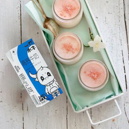 广西皇氏乳业一只水牛高钙牛奶200ml*10盒装礼盒版儿童营养早餐奶 - 图2