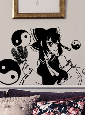 东方风project博丽灵梦动漫墙贴