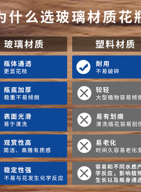 超大富贵竹花瓶高405060c