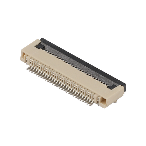 FFC/FPC翻盖下接0.5mm排线插座5 6 8 10 16 20 24 30-60pin连接器 - 图2