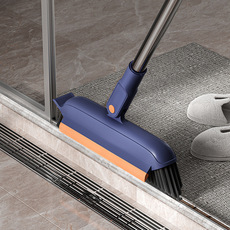 Чтобы поцарапать 墙角缝隙清洁长柄硬毛三角地板刷浴室刮水无死角地板清洁刷刮板刷