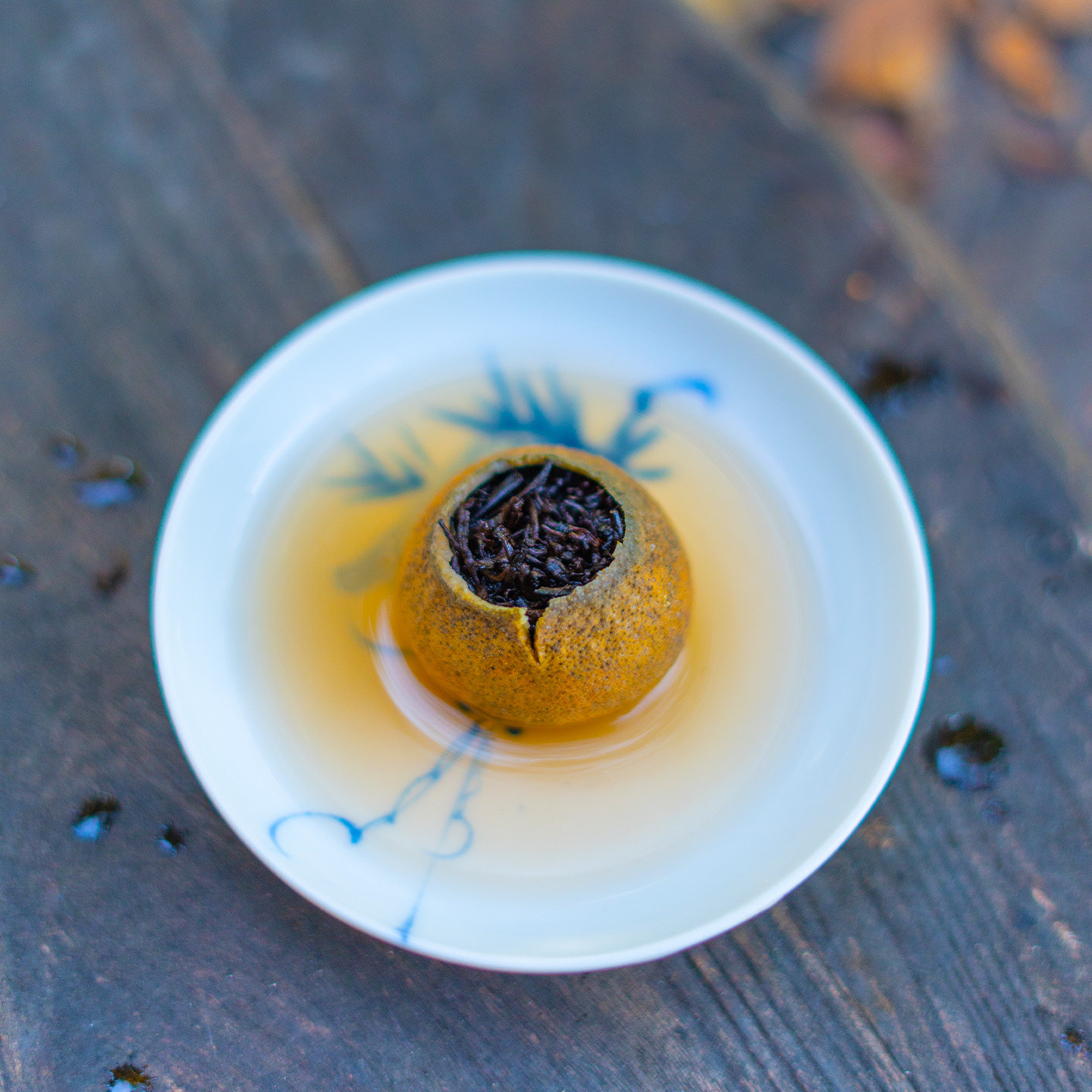 小青柑普洱茶叶陈皮普洱熟茶生晒柑橘普茶熟普洱茶正宗新会小青柑