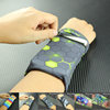 Morning Square Dance Mobile Bag Wrist Pack Handbag Walking Aunt Uncle Wrist Mobile Bag Portable Sports Bag