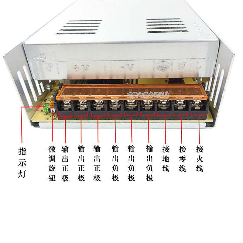 24v开关电源 工控PLC变压器道闸电源W 1a2a4a10a15a110v220v转24v