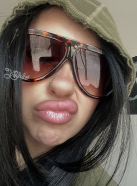 y2kslut欧美辣妹y2k小众设计感时髦复古豹纹大框墨镜太阳眼镜