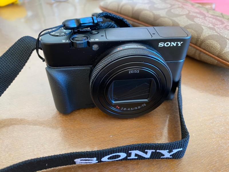 索尼黑卡DSC-RX100相机背带 RX100 M2 M3 M4 M5 M6M7挂绳肩带正品 - 图2