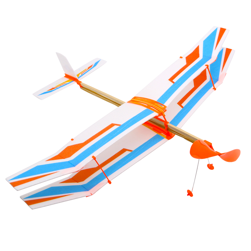 天池双翼橡筋动力飞机模型航模橡皮筋拼装滑翔机学校比赛专用玩具 - 图3