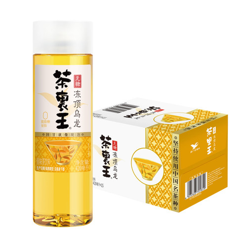 统一茶里王无糖茶饮料冻顶乌龙茉莉龙井正山小种420ml*15瓶整箱 - 图3