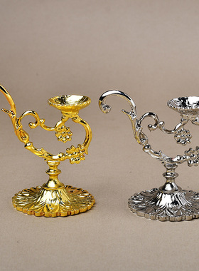 金属神灯摆件支架水晶球底座家居