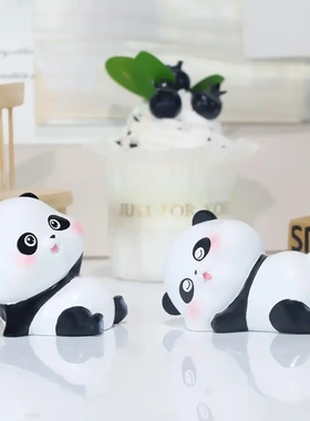 滚滚小摆件可爱卡通公仔树脂