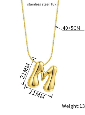 【钛钢】欧美热销26个英文字母