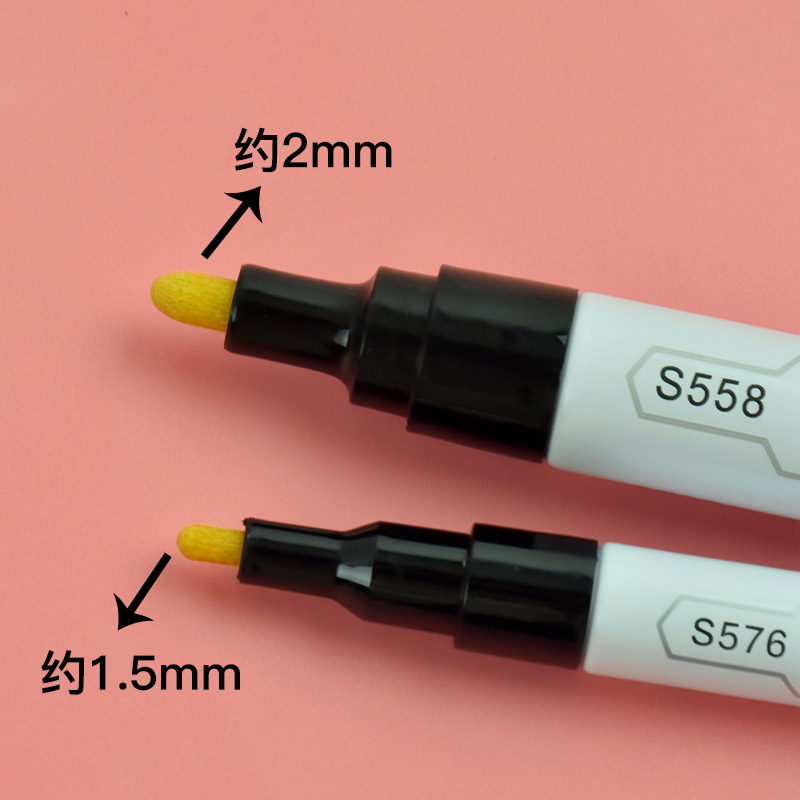 得力油漆笔12支装 白色记号笔 白漆轮胎字母不可擦不褪色防水油性马克笔 画鞋的涂鸦 签字金色银色黑色,淘宝优惠券,粉丝福利购,淘宝优惠卷