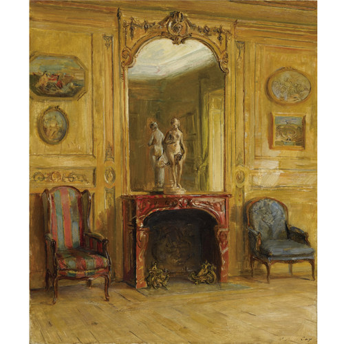 美国 沃尔特·盖伊 Walter Gay 电子画册 室内场景油画装饰画素材 - 图0