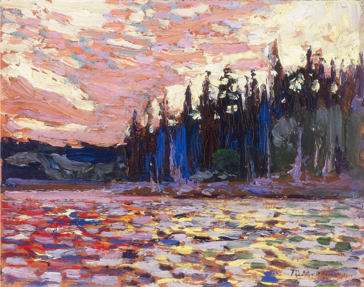 加拿大 汤姆·汤姆森 Tom Thomson 电子画册装饰画印象派油画素材 - 图3