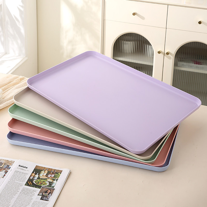 食品级塑料巨大号方盘加厚长方形托盘端菜盘快餐盘家用沥水收纳盘,淘宝优惠券,粉丝福利购,淘宝优惠卷