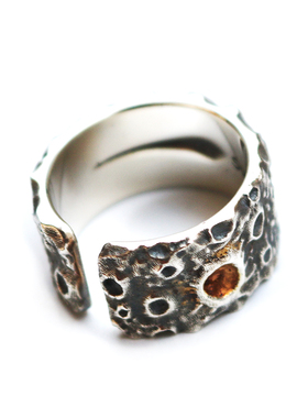 匠艺原创太阳神图腾潮星空戒指