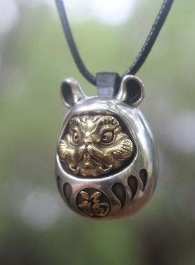 复古日本达摩小众文玩饰品吊坠