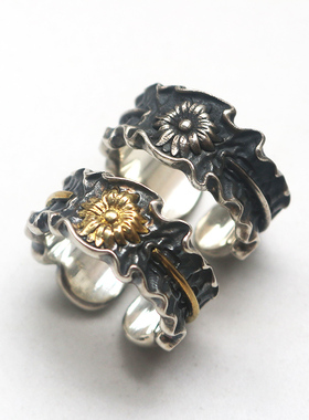 复古小众饰品飘带礼物开口戒指