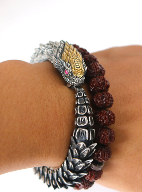 威廉亨利响尾蛇小众潮欧洲手链