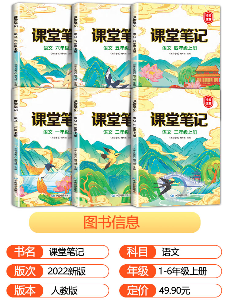 2023课堂笔记二年级下册语文人教部编版小学二下学期课本同步教材讲解预习资料黄冈学霸笔记教材全解解析随堂人教解读书七彩上册-图0