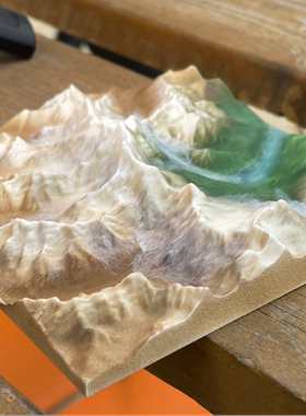 萨普神山3D打印模型摆件