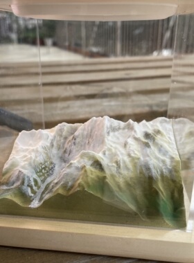 3D打印玉龙雪山雪山模型