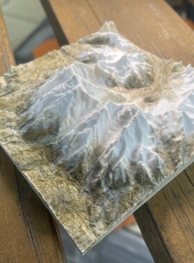 冰川之父慕士塔格3D打印模型