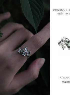 WIZARDLAB925银小众原创艾草尾戒