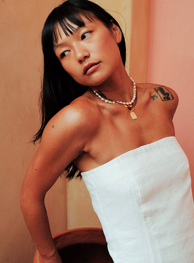 ARayofSunlight亚克力细链项链