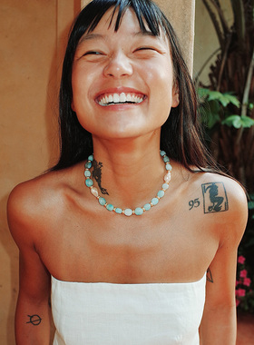 ARayofSunlight天河石巴洛克项链