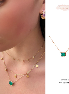 LHwindsor温莎珠宝原创新品自生之境锁骨项链女夏季小众设计师款