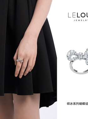 LELOUP女铜镀铂金甜美蝴蝶结