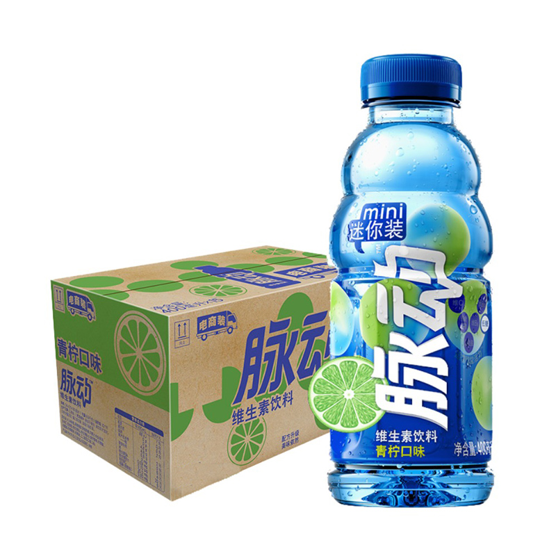 脉动饮料青柠桃子口味400ml*15瓶整箱维生素饮料低糖夏季解渴饮品-图3