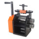 Small hand-cranked tablet press for gold and silver