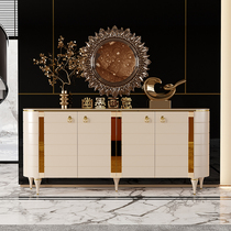Light Extravagant Elegant Modern Wind Power Sullanning Cabinet Living Room Partition Entrance Door Shoe Cabinet Rock Board Marble High-end Dining Side Cabinet Closet