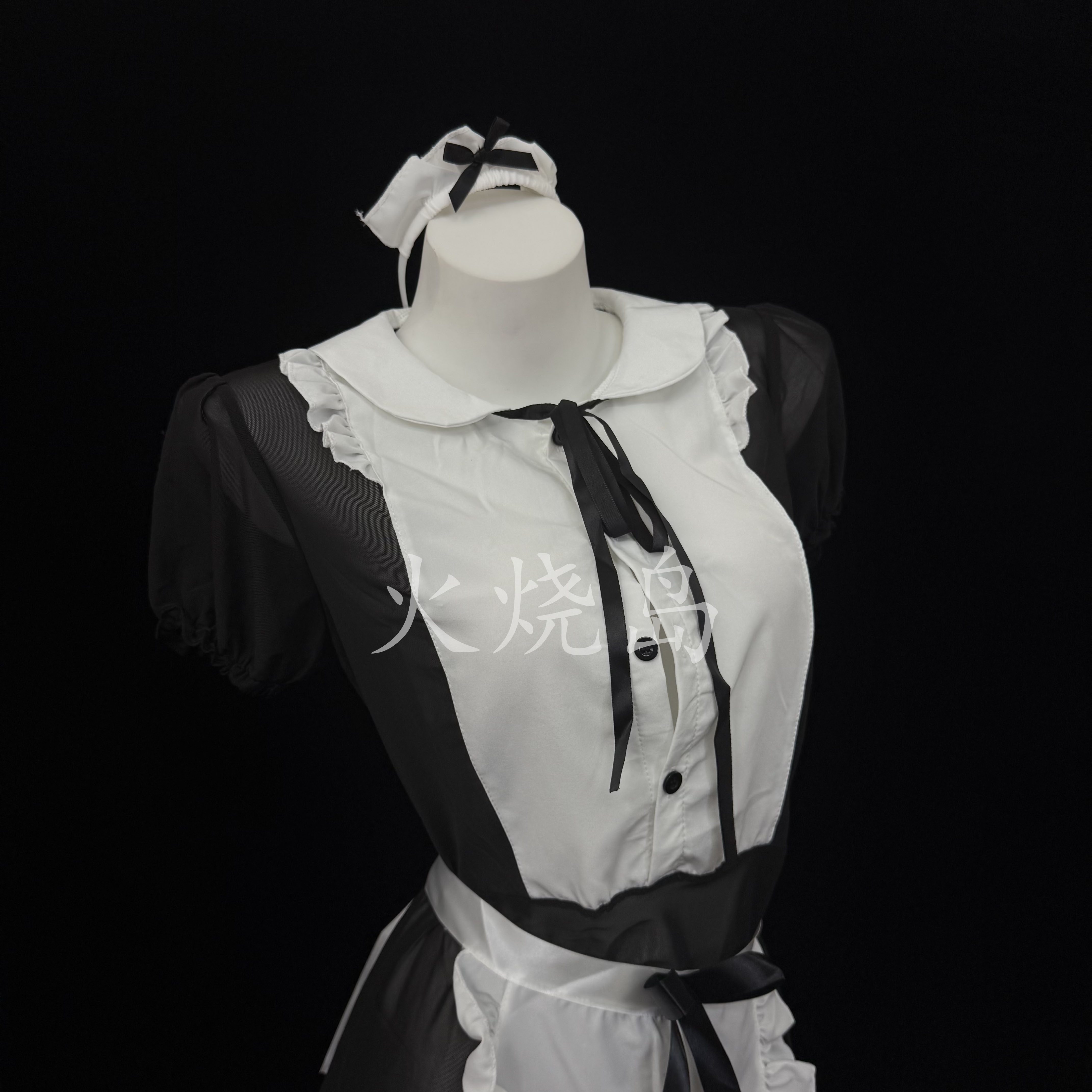 火烧岛  网纱透视裙 大码性感内衣可爱女仆套装,淘宝优惠券,粉丝福利购,淘宝优惠卷