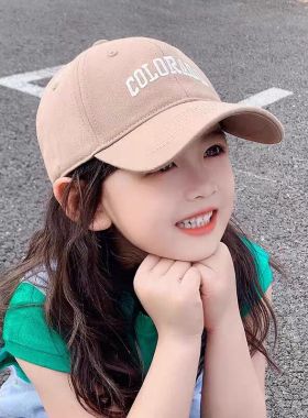 儿童棒球帽女中大童出游防晒遮阳帽子男户外运动百搭亲子款鸭舌帽