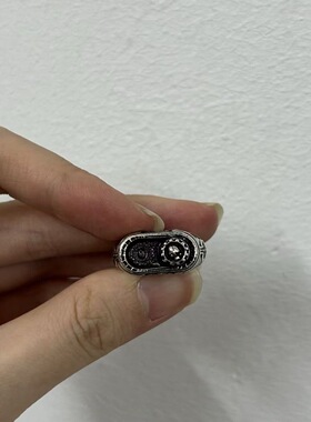 铸造街头周边万机之神印戒机械神教戒指炫酷复古个性战锤40k嘻哈