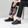Kangnai men's hollow breathable business casual shoes