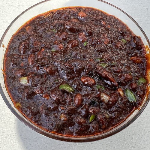 2斤装香辣酱豆手工制作散装酱豆子安徽阜阳特产农家拌饭酱豆瓣酱 - 图2