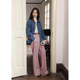 BLUEerror patchwork lapel jacket denim retro