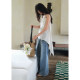 Gesang ດອກ embroidered jeans ຊື່