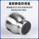 Stainless steel mortar laboratory 304 stainless steel masher household grinding manual stone mortar mortar crystal powder reagent mortar medicine bowl garlic pound medicine jar